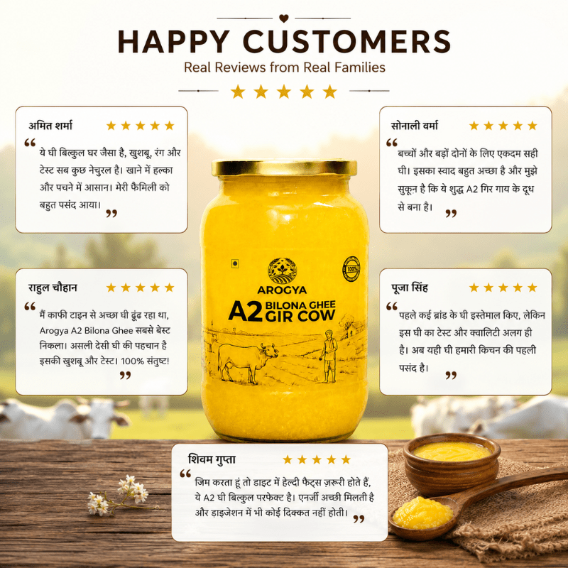 A2 Desi Cow Ghee - Arogya Arogya