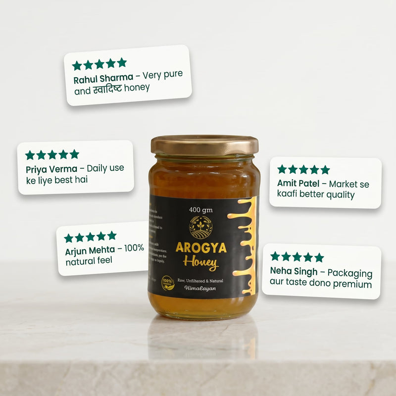 Organic Raw Honey - Arogya Arogya